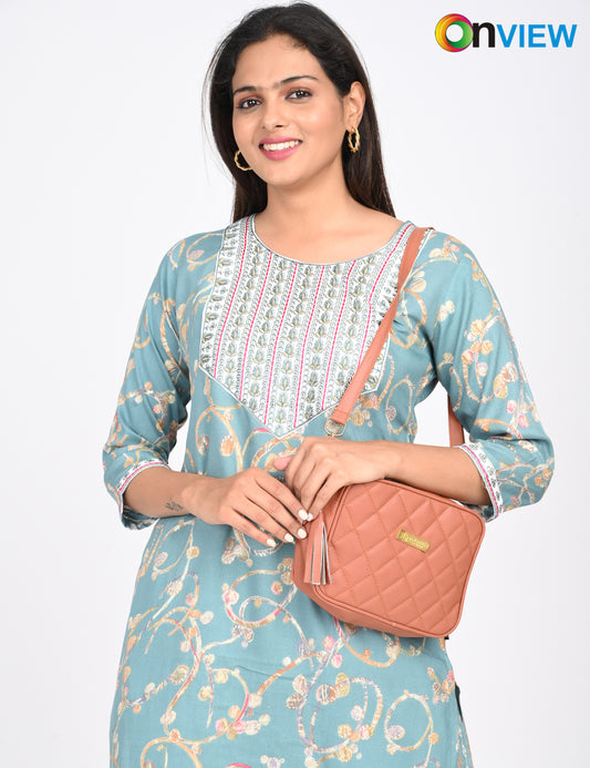 ONVIEW | 1410 | CAPSULE 2 PIECE SET WITH EMBROIDERY