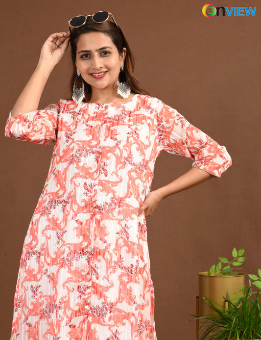 ONVIEW | 1507 | SATIN A LINE SIDE OPEN WITH LINING