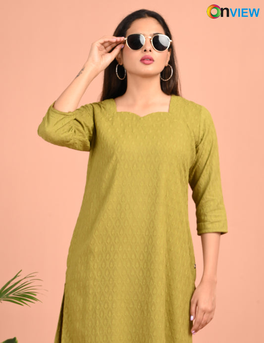 ONVIEW | 183 | CHIKANKARI DESIGN NECK