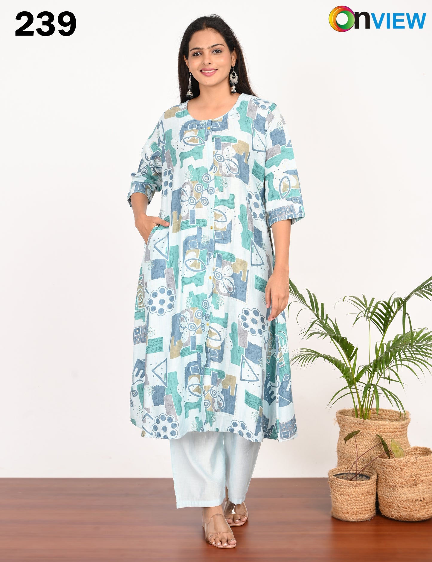 ONVIEW | 239 | VATICAN FOIL A LINE UMBRELLA 2 PIECE SET