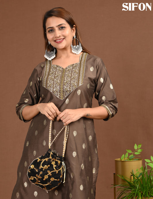 SIFON | 1706 | ROMAN SILK BIG EMROIDERY