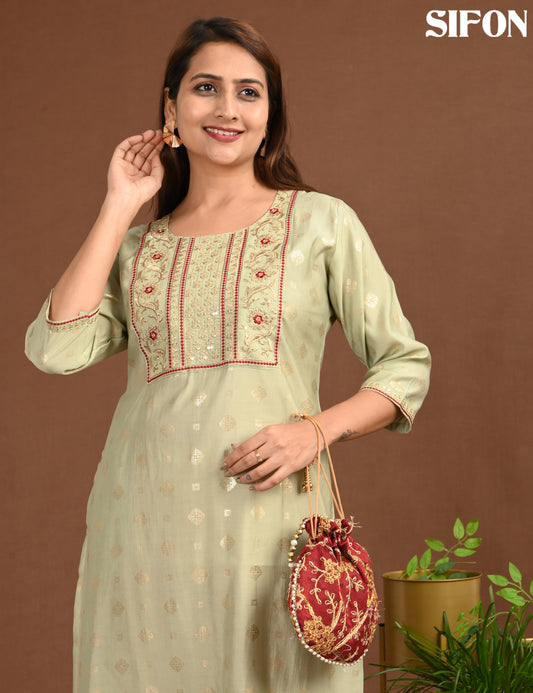 SIFON | 1734 | ROMAN SILK BIG EMBROIDERY