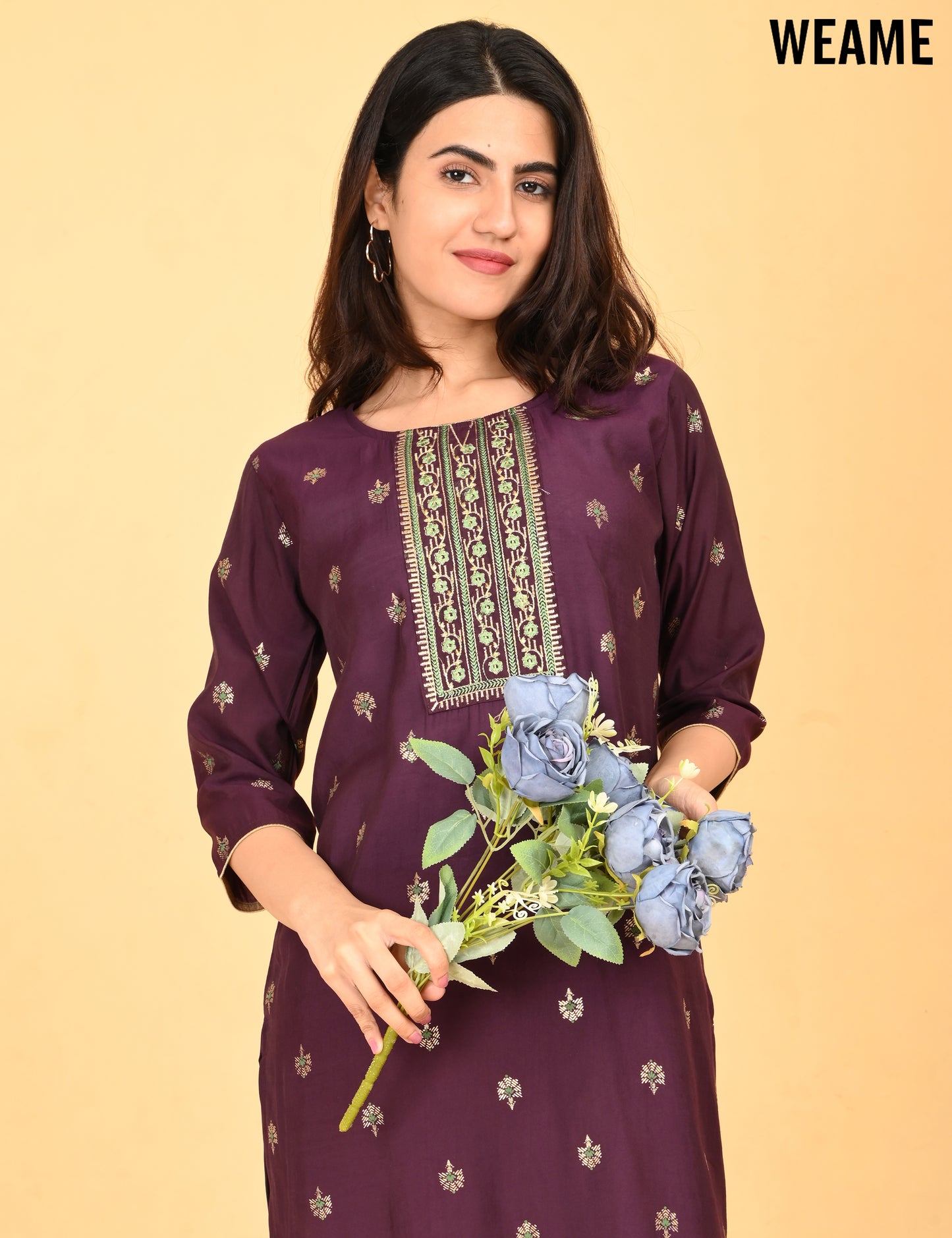 WEAME | 1309 | SILK SMALL EMBROIDERY.