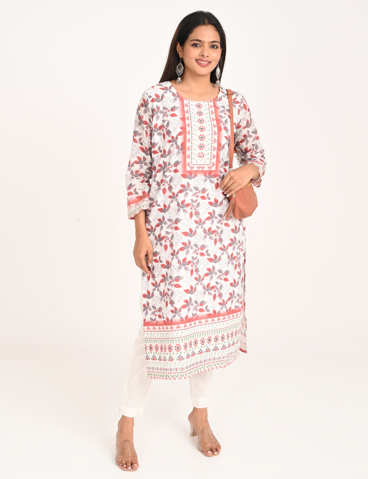 ONVIEW | 1126 | COTTON CHIKANKARI WORK WITH DIGITAL PRINTED