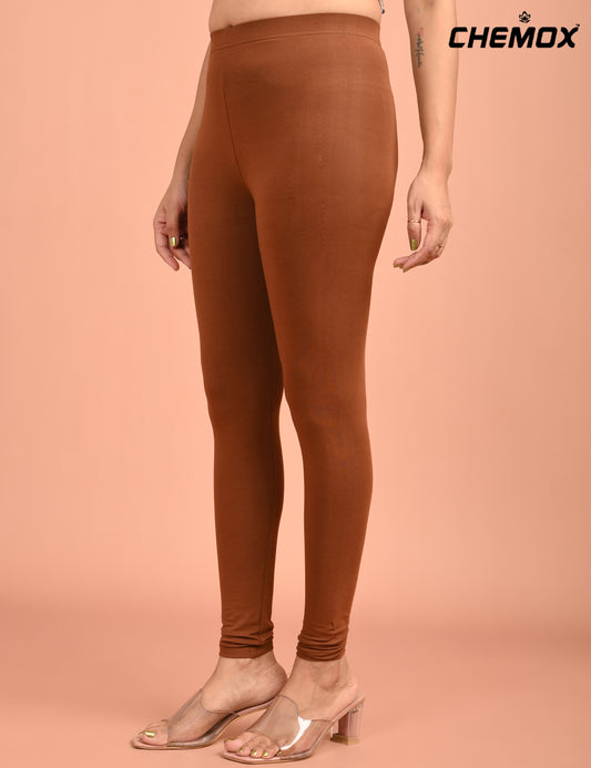 CHEMOX | 244 | Honey Cotton Lycra Ankle Length Legging 180gsm