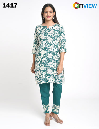 ONVIEW | 1417 | RAYON CO-ORD SET