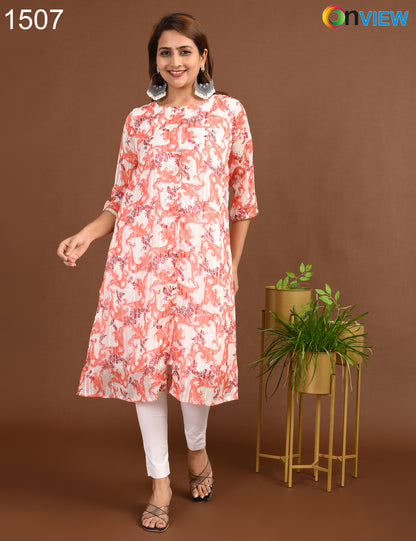 ONVIEW | 1507 | SATIN A LINE SIDE OPEN WITH LINING