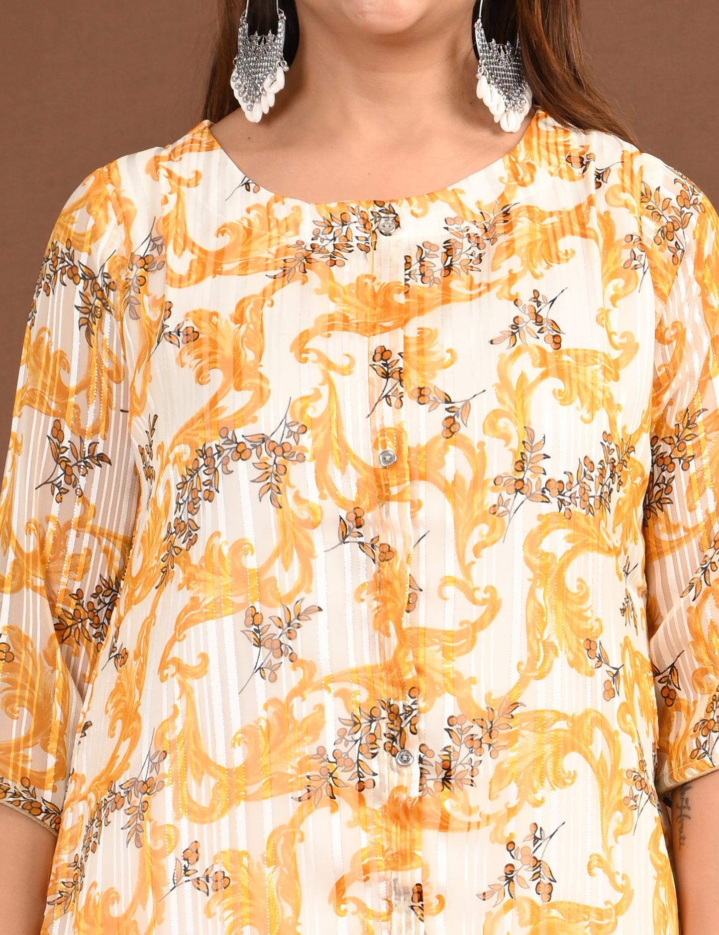 ONVIEW | 1509 | SATIN A LINE SIDE OPEN WITH LINING