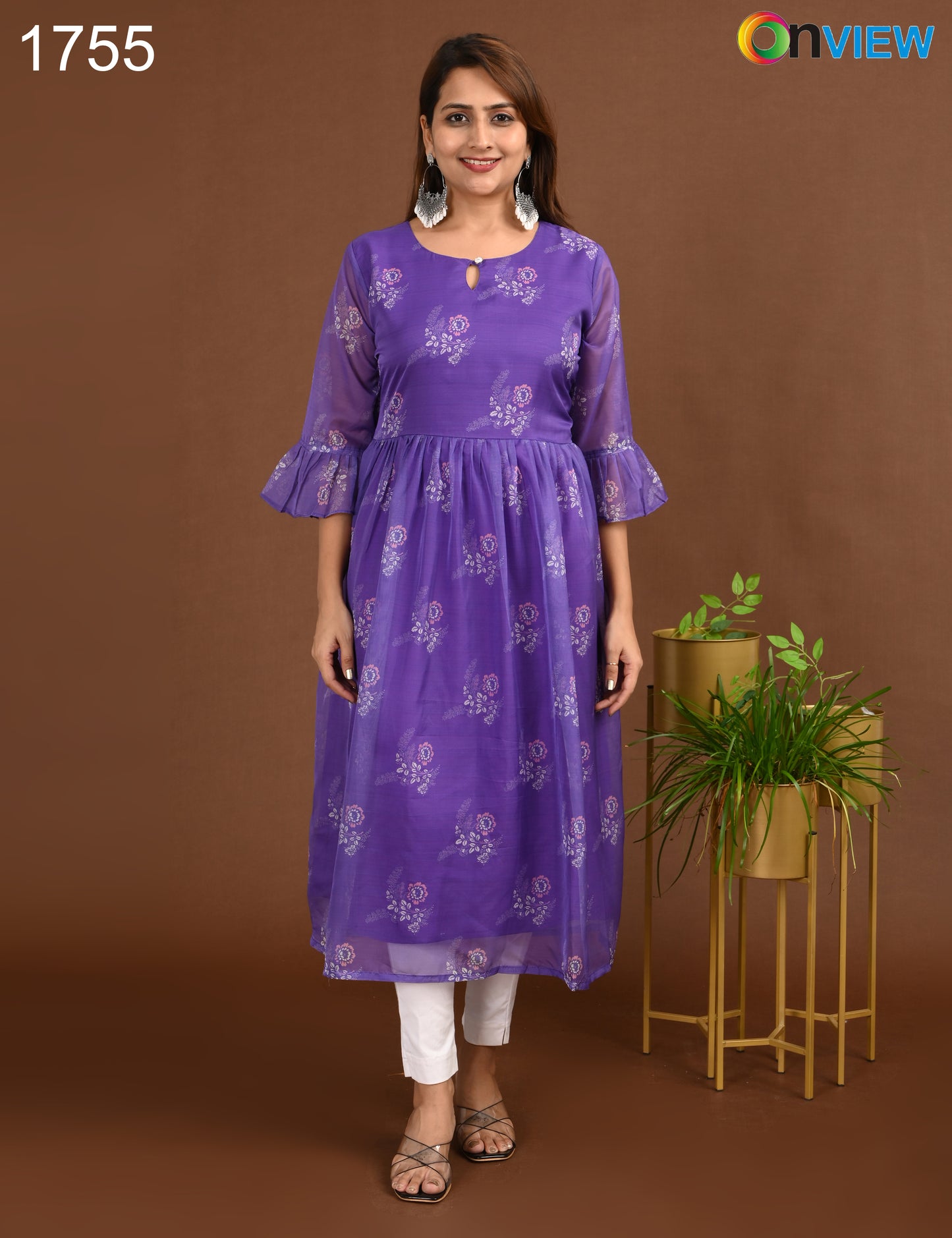 ONVIEW | 1755 | ORGANZA UMBRELLA WITH LINING