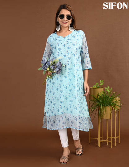 SIFON | 1681 | ORGANZA SIDE OPEN WITH LINING