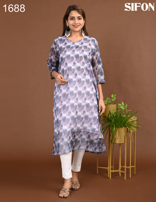 SIFON | 1688 | ORGANZA SIDE OPEN WITH LINING