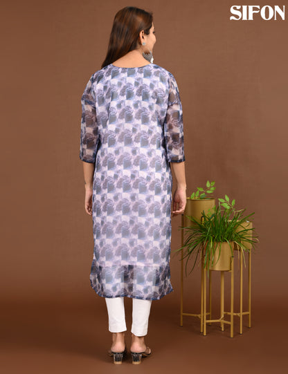 SIFON | 1688 | ORGANZA SIDE OPEN WITH LINING