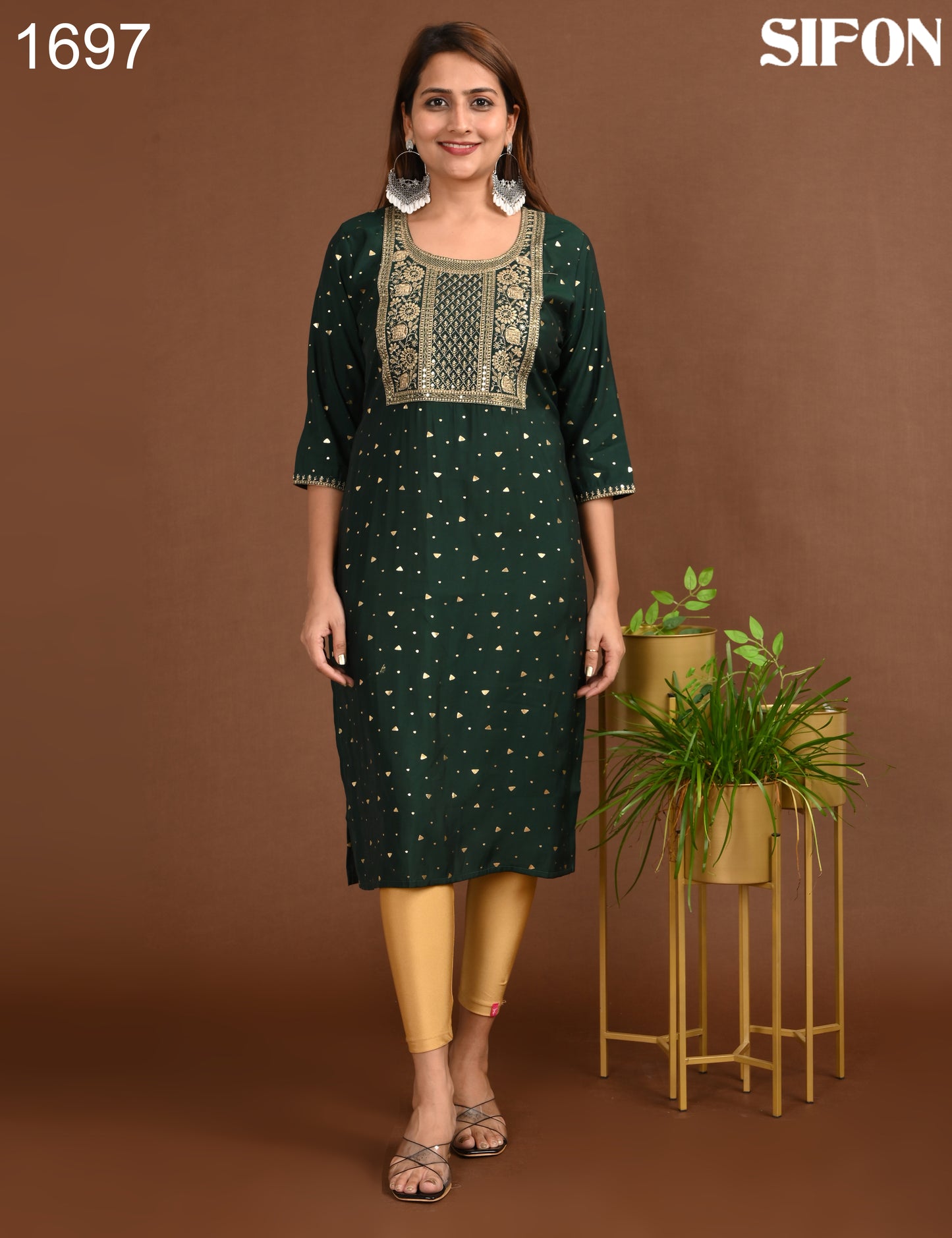 SIFON | 1697 | ROMAN SILK BIG EMBOIDERY