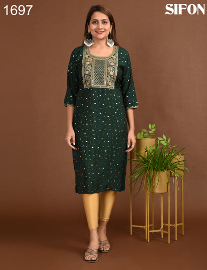 SIFON | 1697 | ROMAN SILK BIG EMBOIDERY