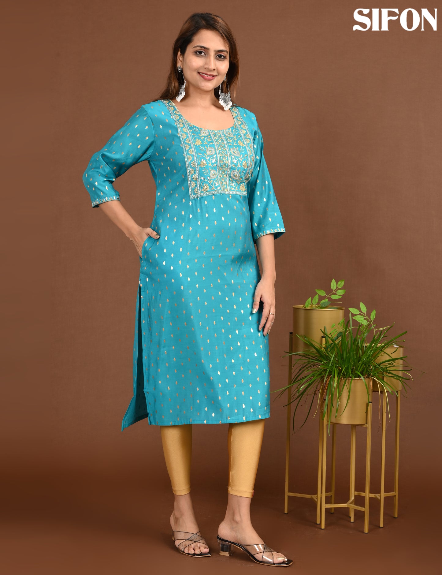 SIFON | 1699 | ROMAN SILK BIG EMBROIDERY