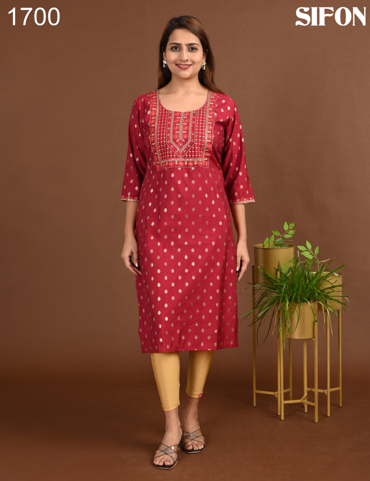 SIFON  | 1700 | ROMAN SILK BIG EMBROIDERY