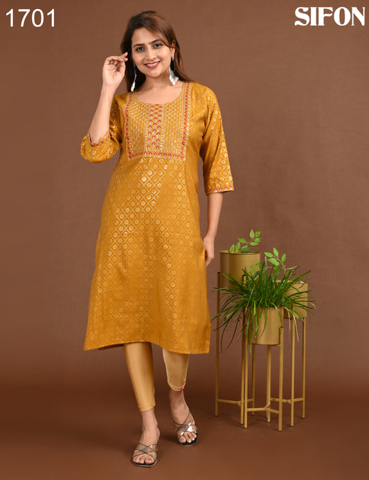 SIFON | 1701 | ROMAN SILK BIG EMBROIDERY