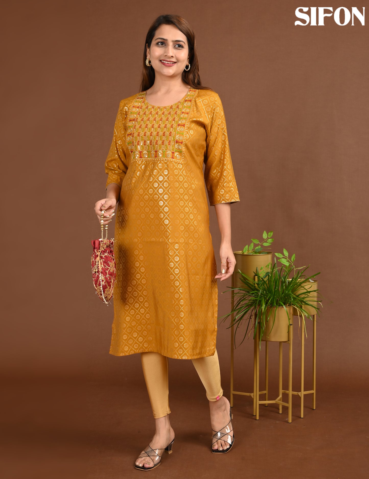 SIFON | 1702 | ROMAN SILK BIG EMBROIDERY