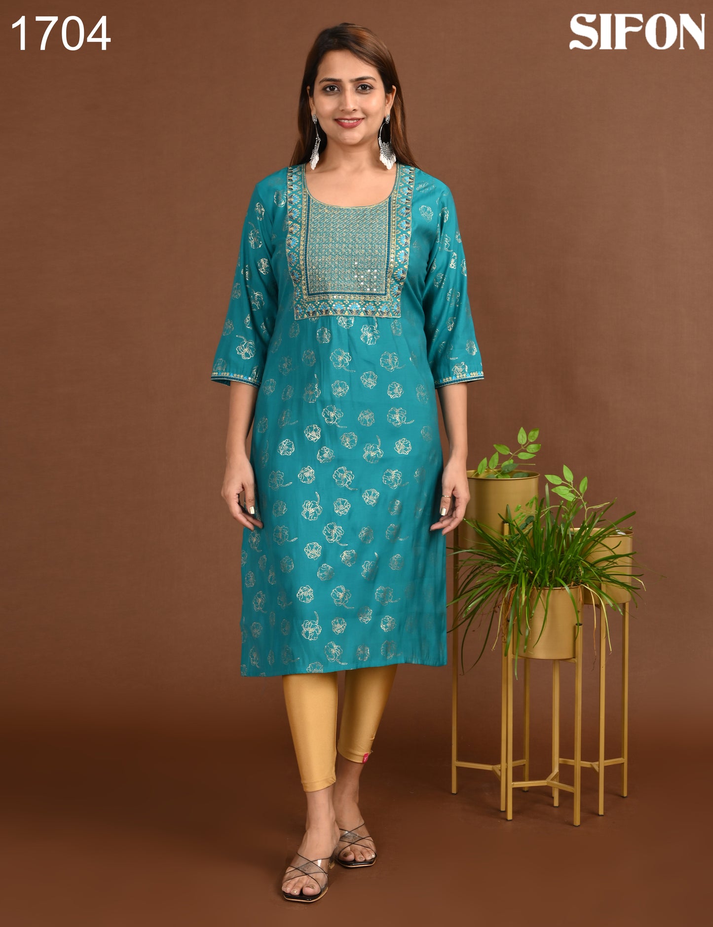 SIFON | 1704 | ROMAN SILK BIG EMBROIDERY