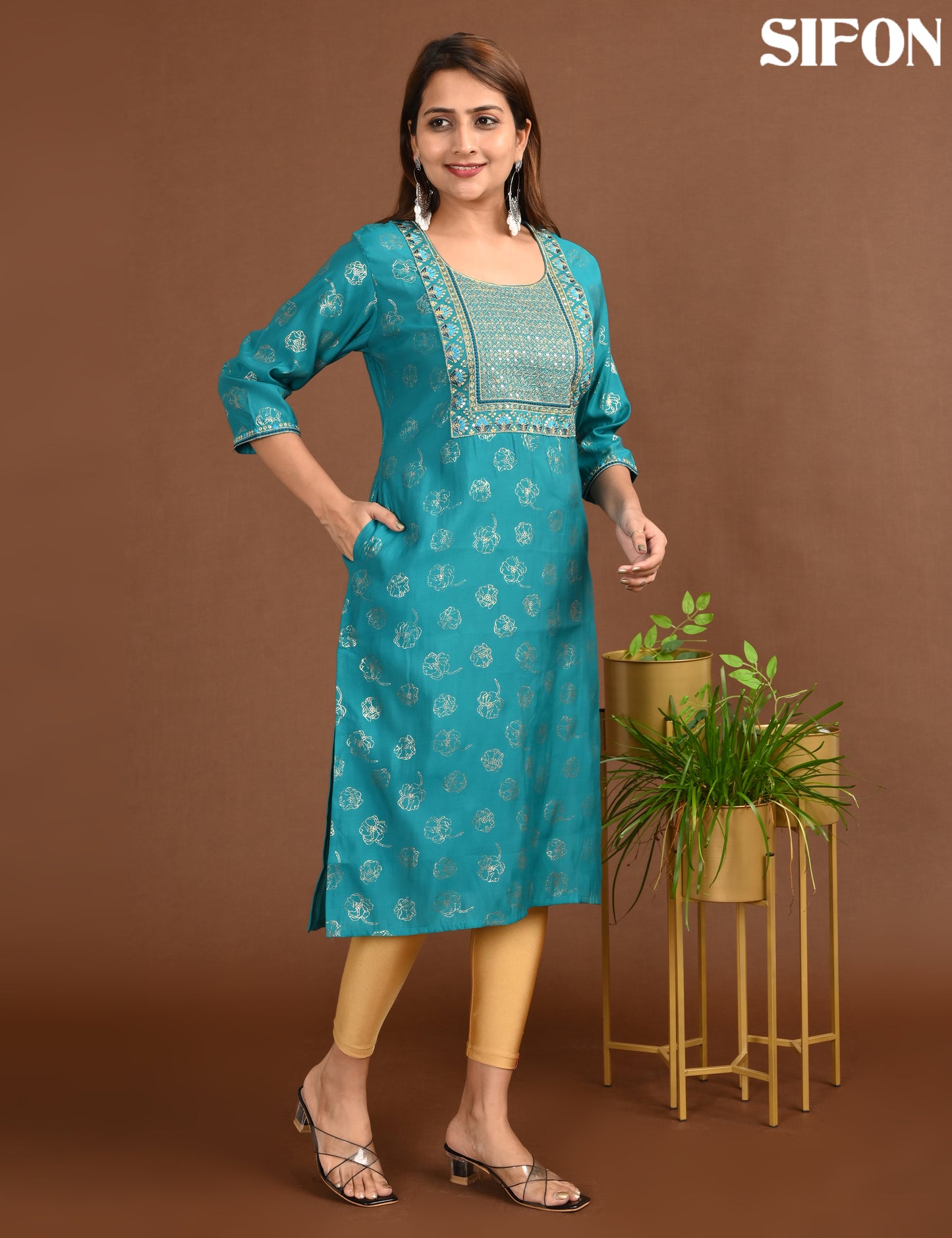 SIFON | 1704 | ROMAN SILK BIG EMBROIDERY