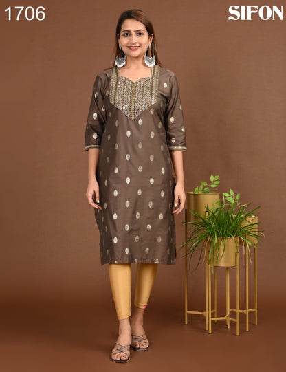 SIFON | 1706 | ROMAN SILK BIG EMROIDERY