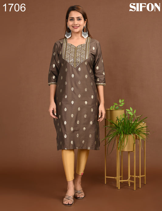 SIFON | 1706 | ROMAN SILK BIG EMROIDERY