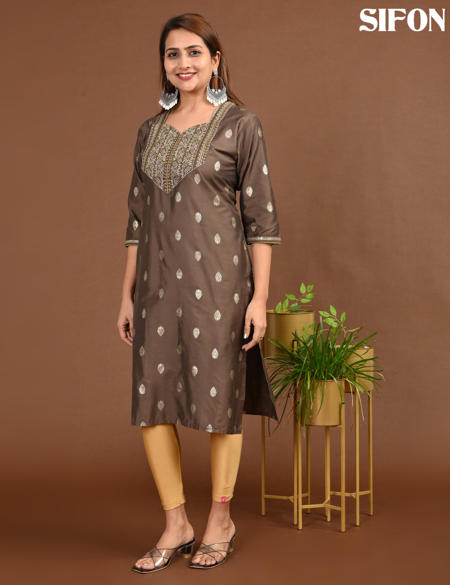 SIFON | 1706 | ROMAN SILK BIG EMROIDERY