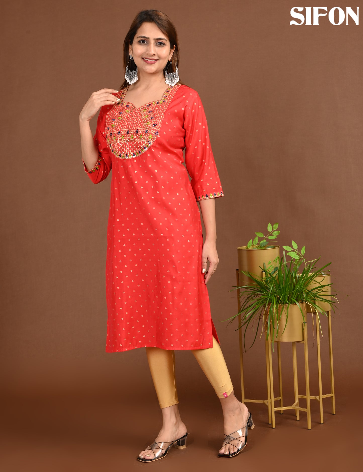 SIFON  | 1707 | ROMAN SILK BIG EMBROIDERY