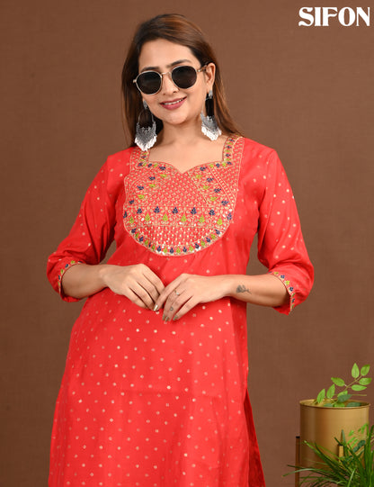 SIFON  | 1707 | ROMAN SILK BIG EMBROIDERY