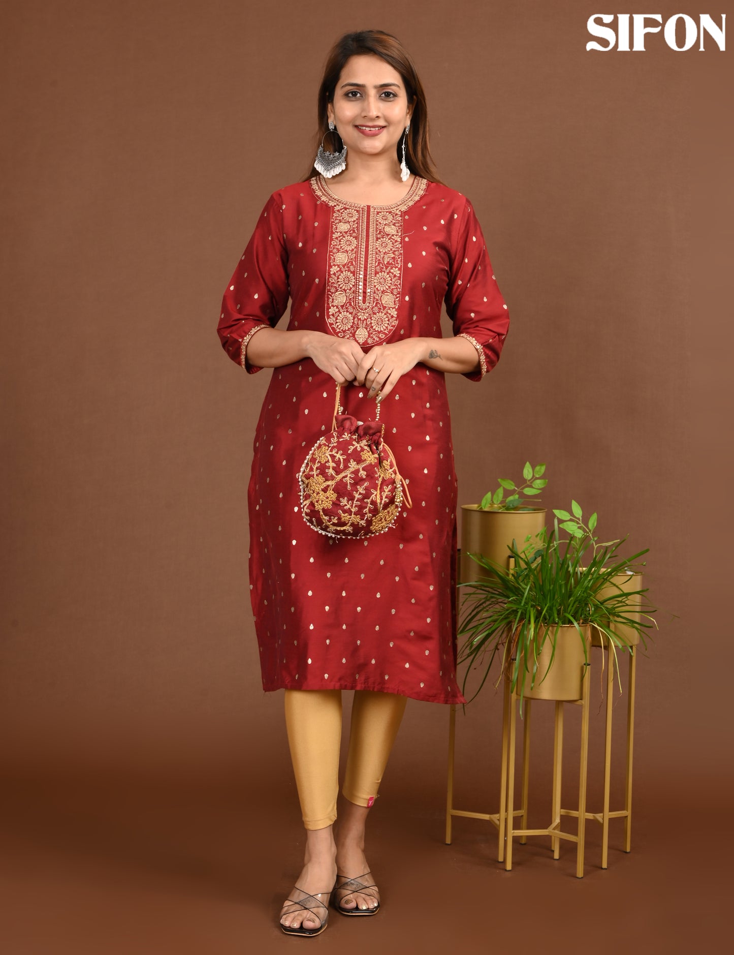 ONVIEW | 1708 | ROMAN SILK BIG EMBROIDERY