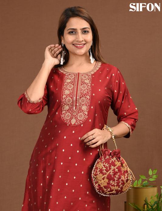 ONVIEW | 1708 | ROMAN SILK BIG EMBROIDERY