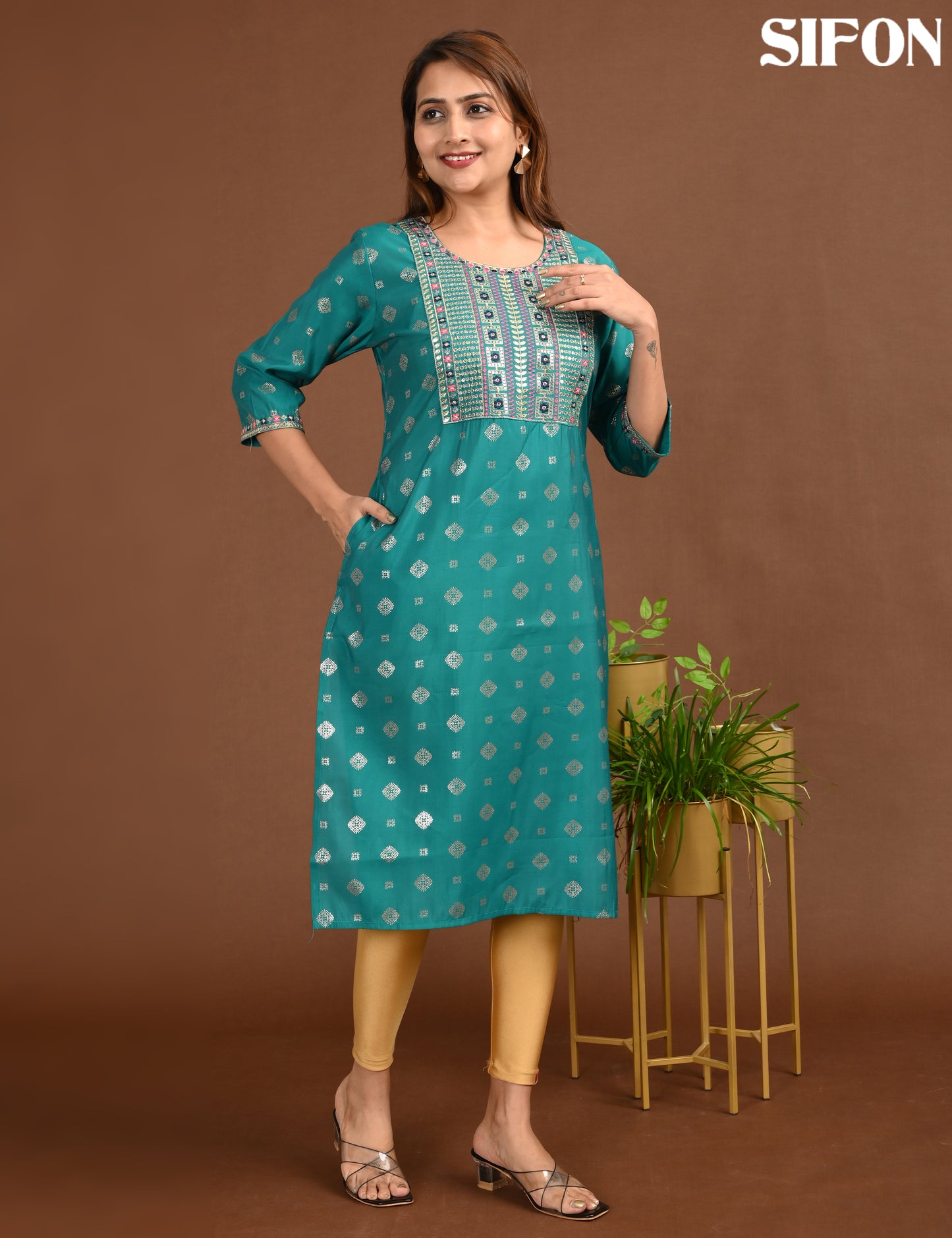 SIFON | 1727 | ROMAN SILK BIG EMBROIDERY