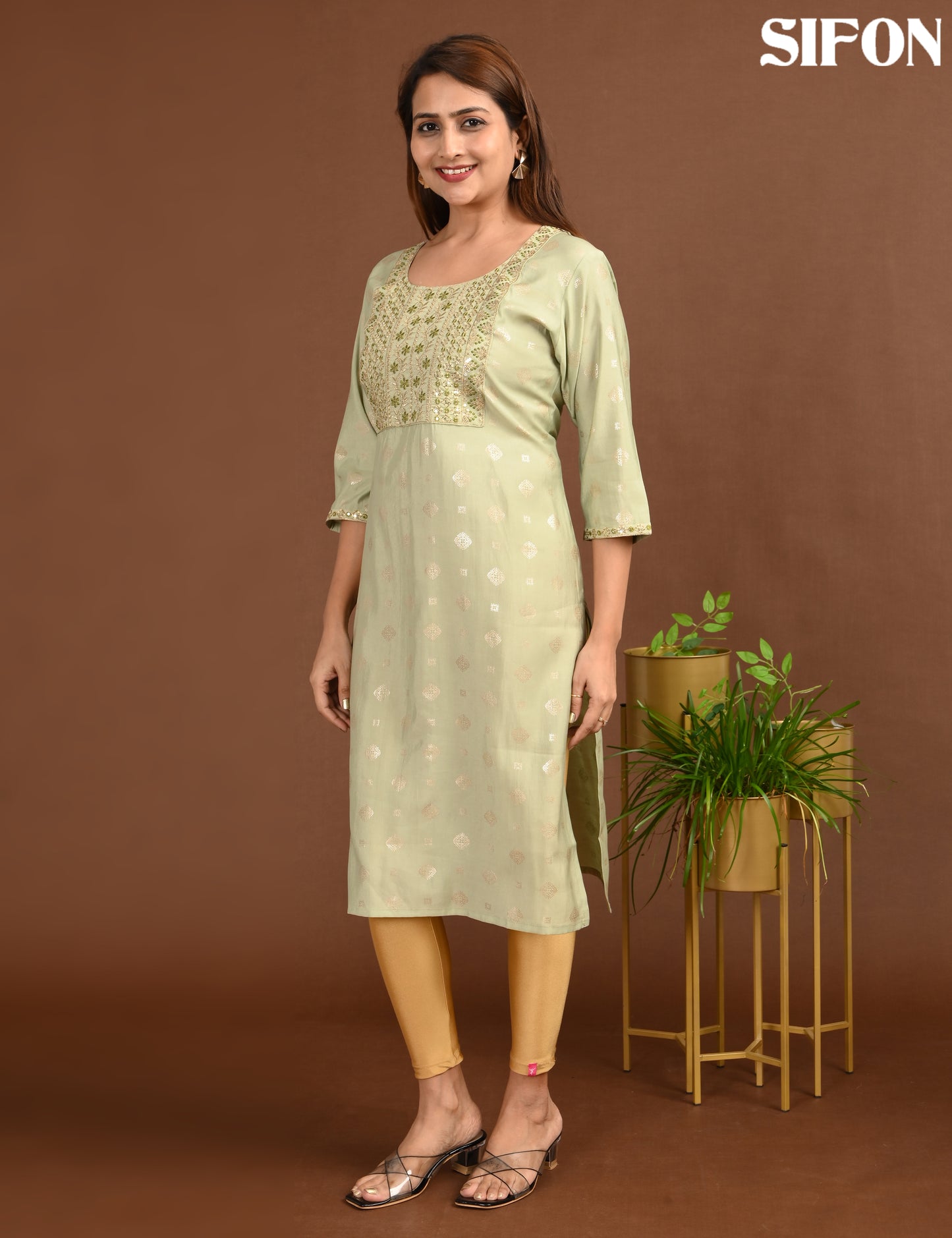 SIFON  | 1729 | ROMAN SILK BIG EMBROIDERY