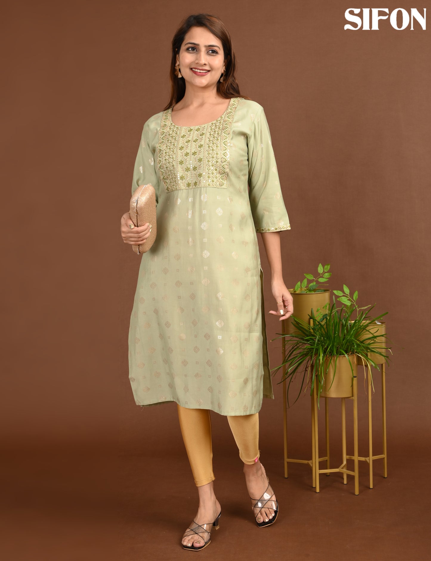 SIFON  | 1729 | ROMAN SILK BIG EMBROIDERY