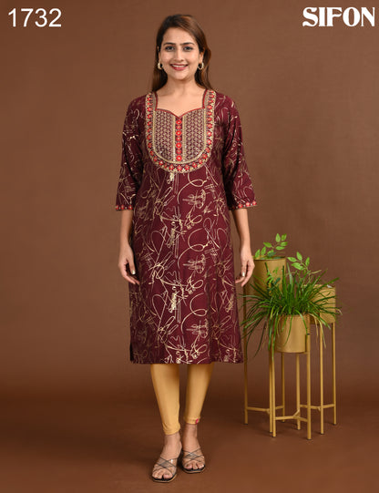 SIFON | 1732 | ROMAN SILK BIG EMBROIDERY