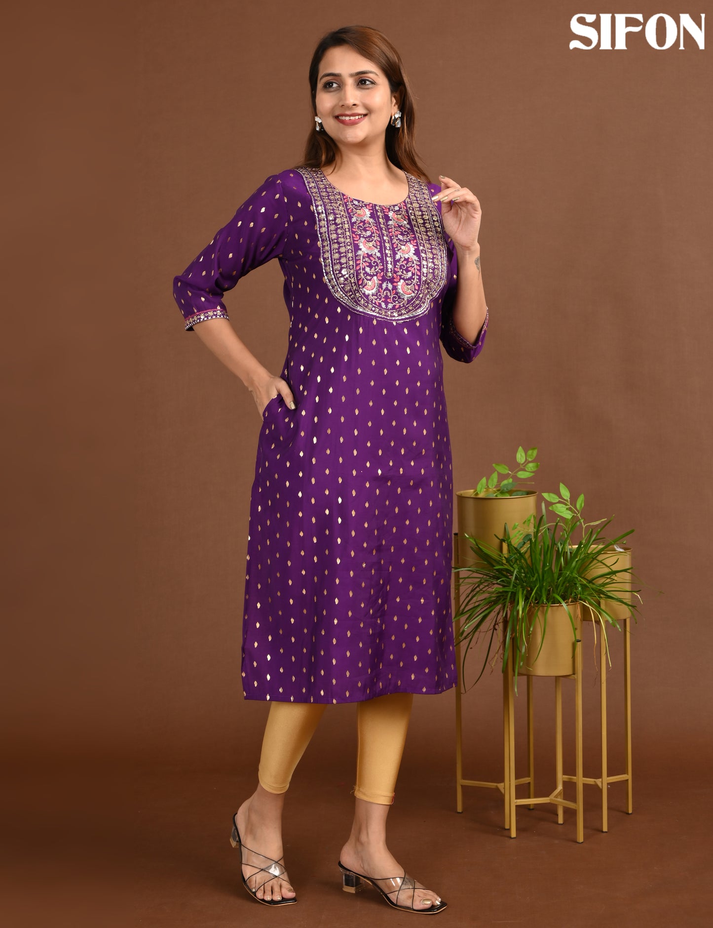 SIFON | 1733 | ROMAN SILK BIG EMBROIDERY