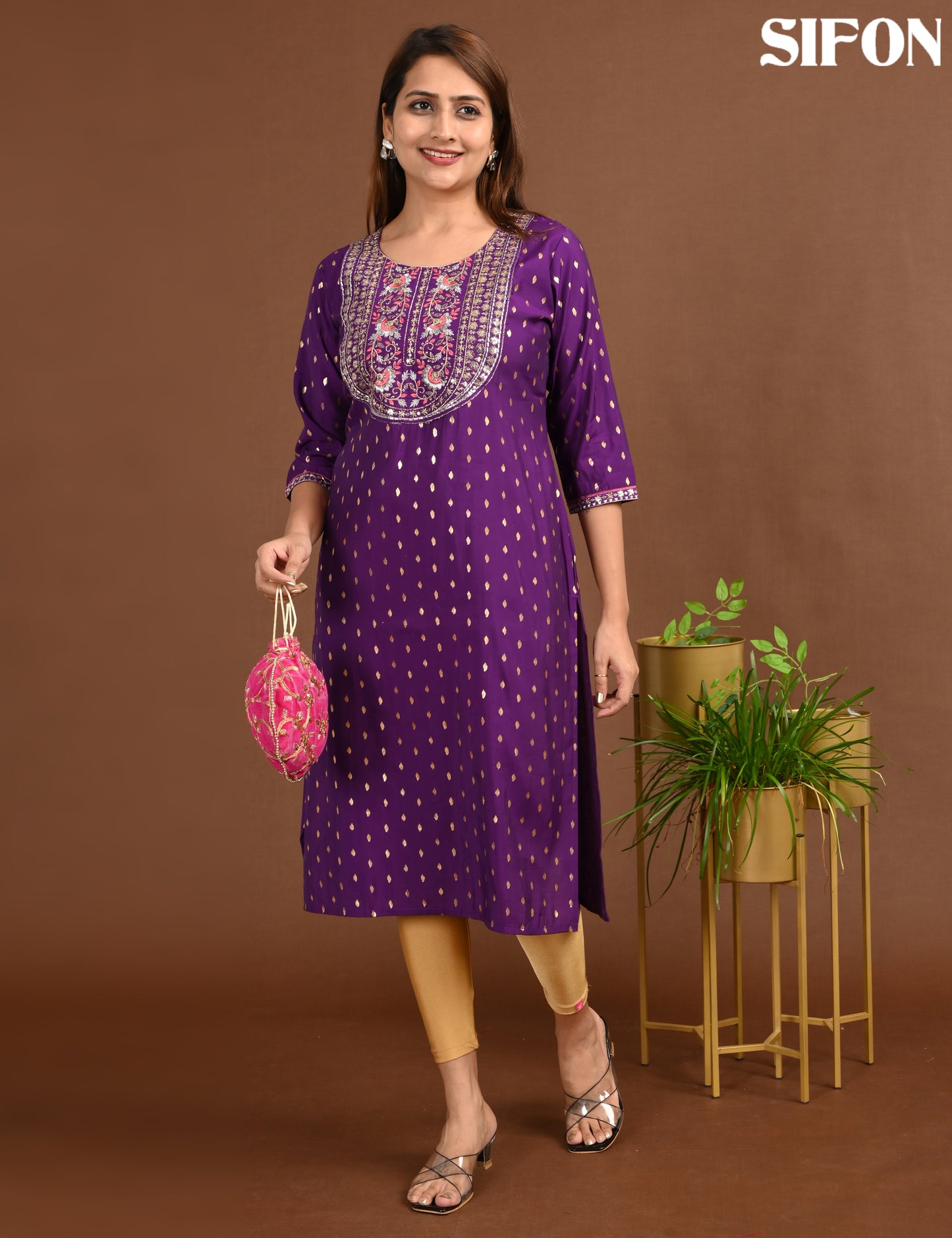 SIFON | 1733 | ROMAN SILK BIG EMBROIDERY