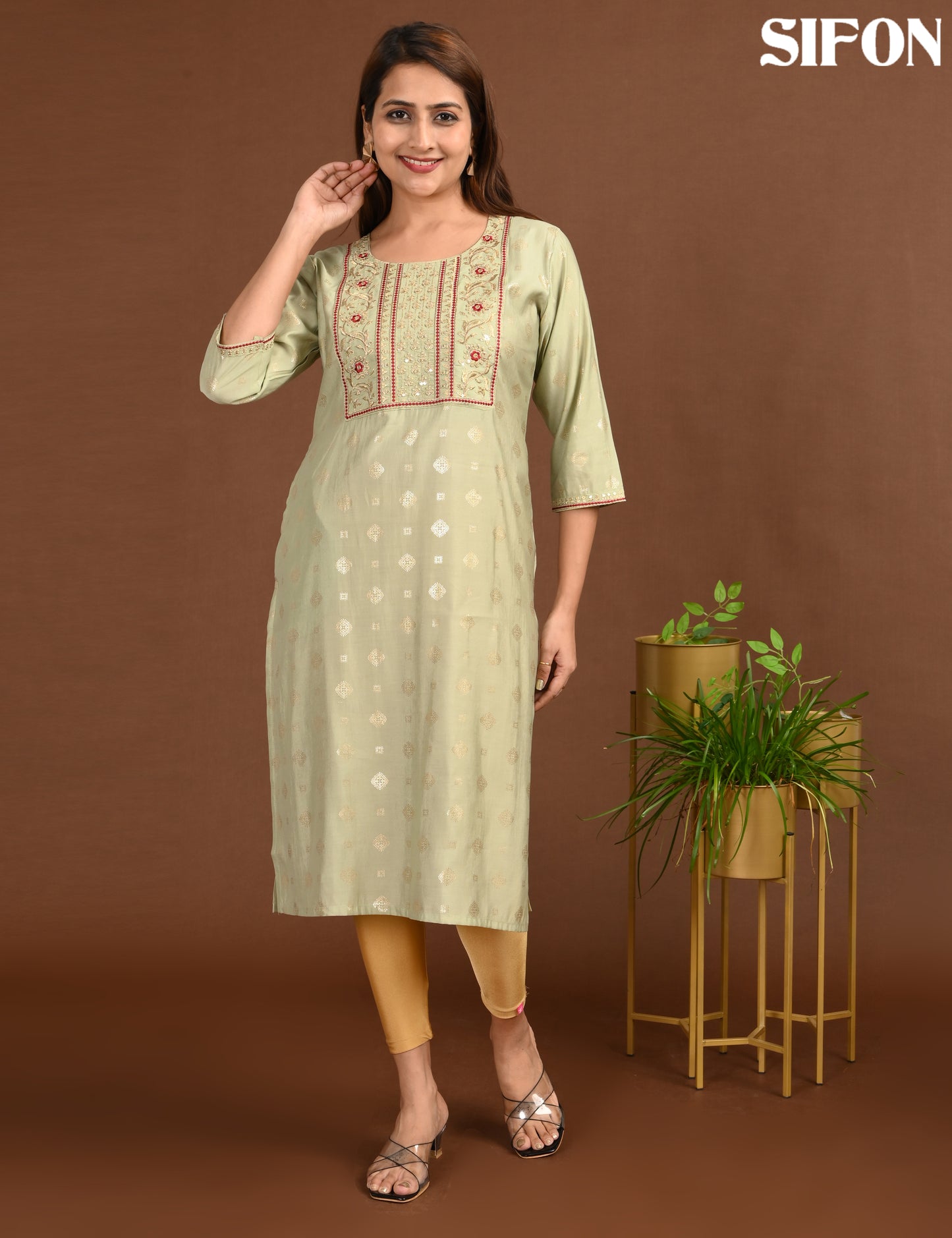 SIFON | 1734 | ROMAN SILK BIG EMBROIDERY