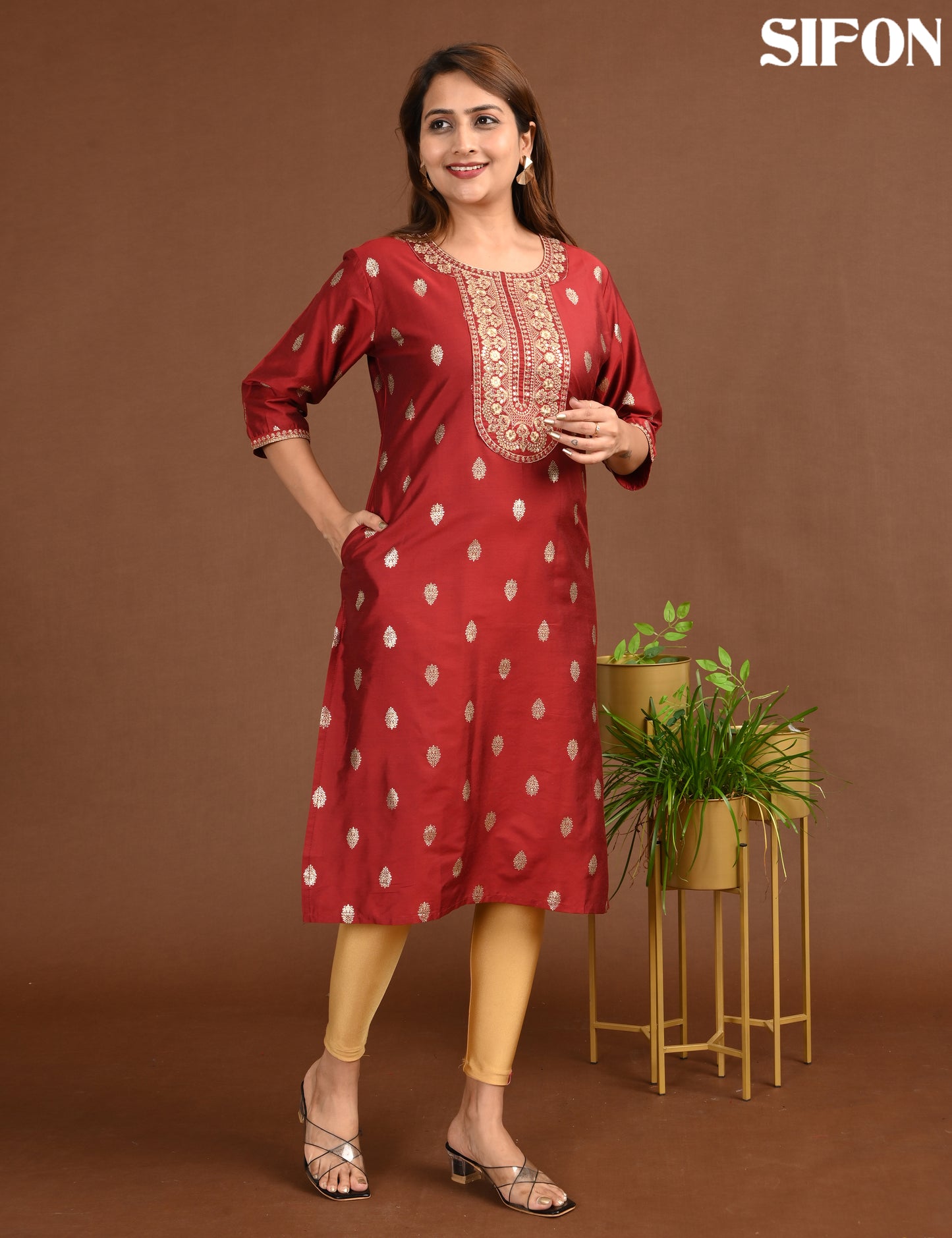 SIFON | 1735 | ROMAN SILK BIG EMBROIDERY