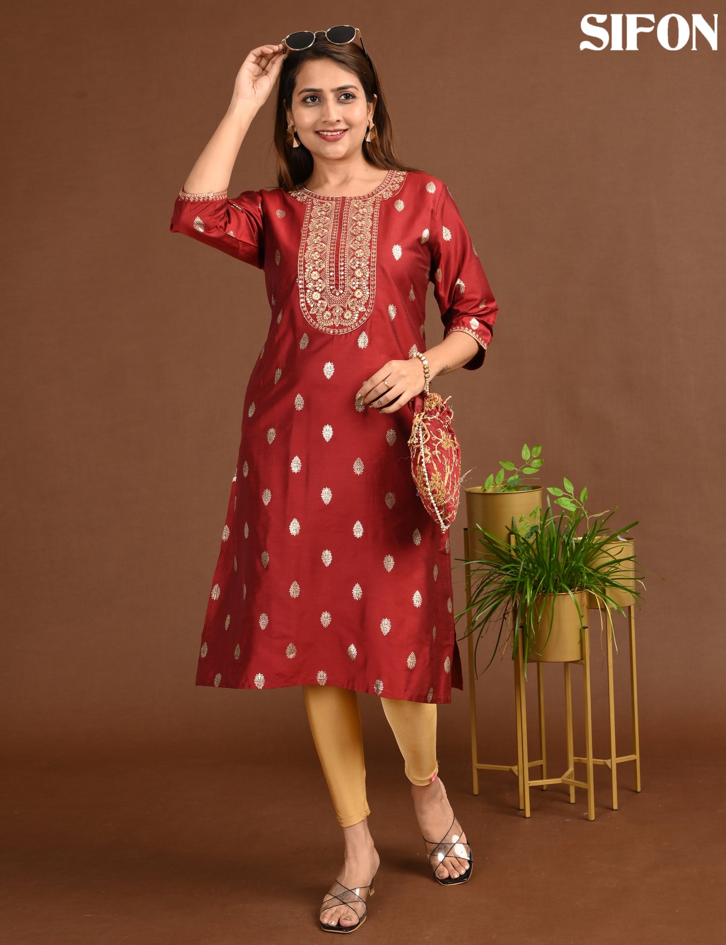 SIFON | 1735 | ROMAN SILK BIG EMBROIDERY