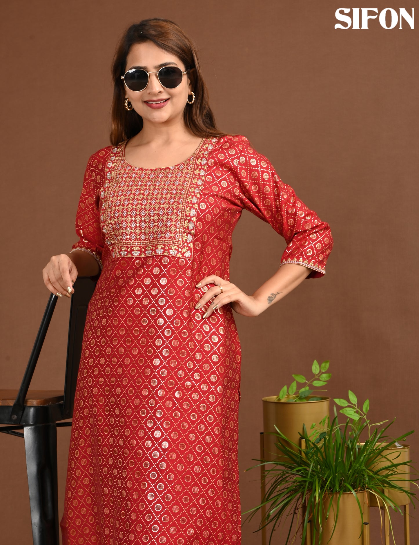 SIFON  | 1738 | ROMAN SILK BIG EMBROIDERY