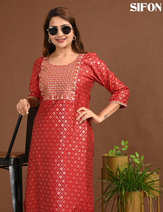 SIFON  | 1738 | ROMAN SILK BIG EMBROIDERY